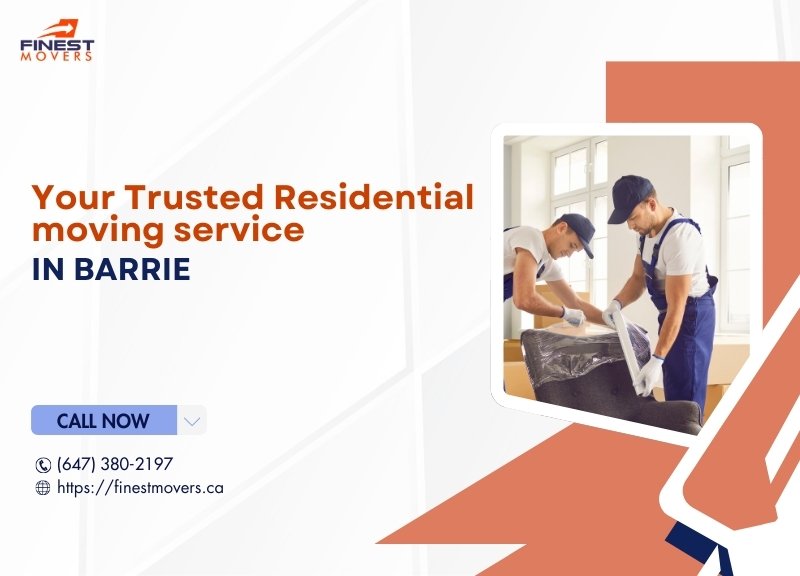 Your Trusted Residential moving service In Barrie- BarrieResidential Movers